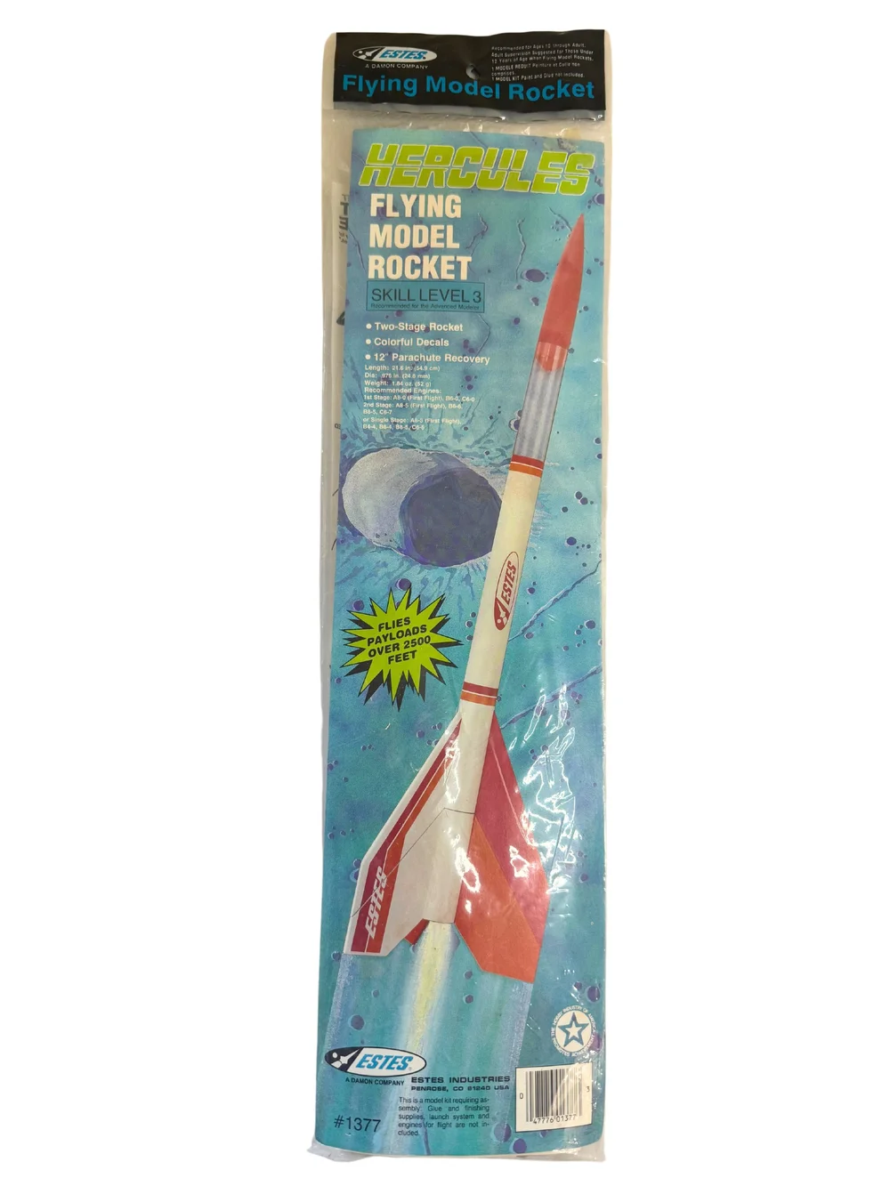 Buy Estes Hercules Flying Model Rocket Kit - #1377 — Launch Lab